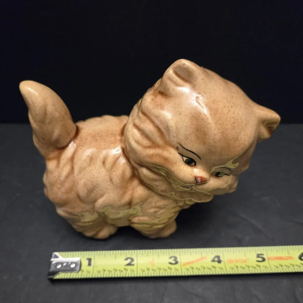 VINTAGE CERAMIC KITTEN - Picture 5 of 6